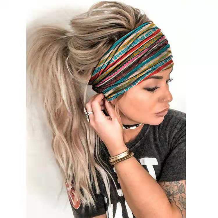 Boho Vintage Elastic Hair Band