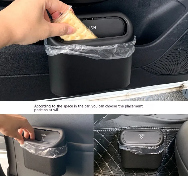 Portable Mini Car Trash Can